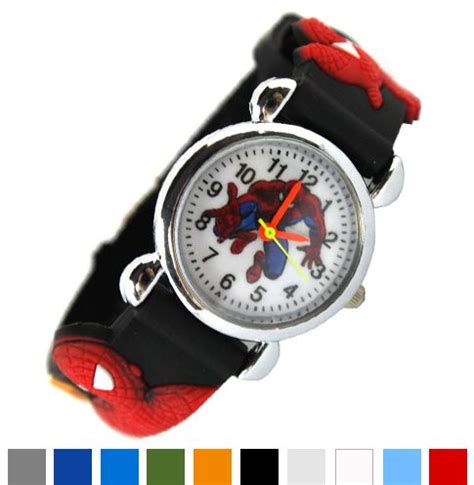 yellow spider-man watch